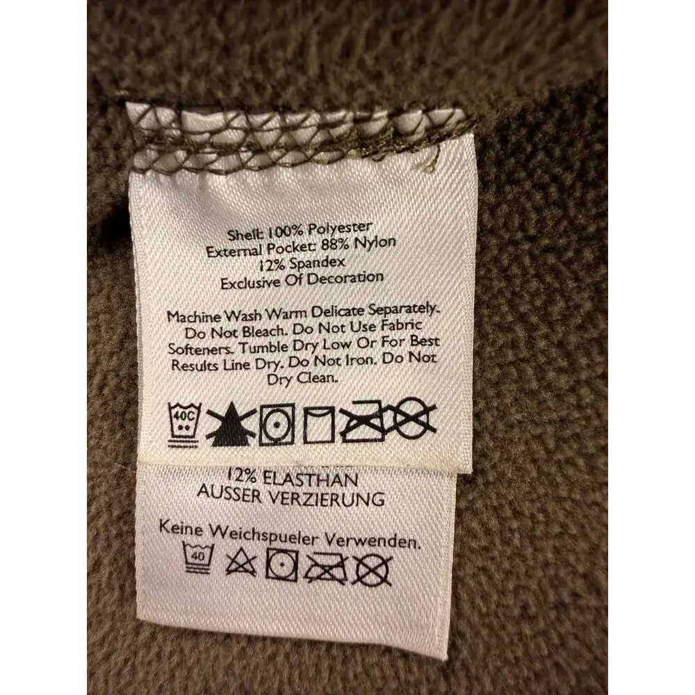 Eddie Bauer Ascent Polartec Fleece Jacket, Full Zip, Brown, Men's XL - Picture 5 of 6